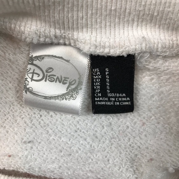 Disney Mickey Mouse Women’s Retro Mickey Crop Top Long Sleeve Sweater Size Small - Picture 3 of 4